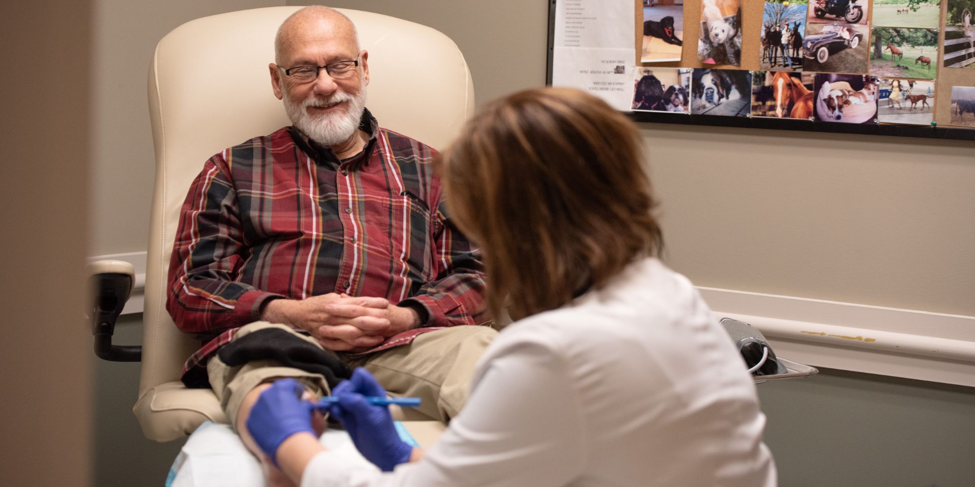 Diabetic Foot Ulcer Patient with Dr. Hutchings